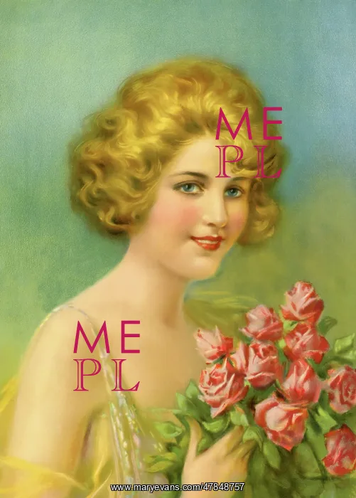  : Lady with Roses