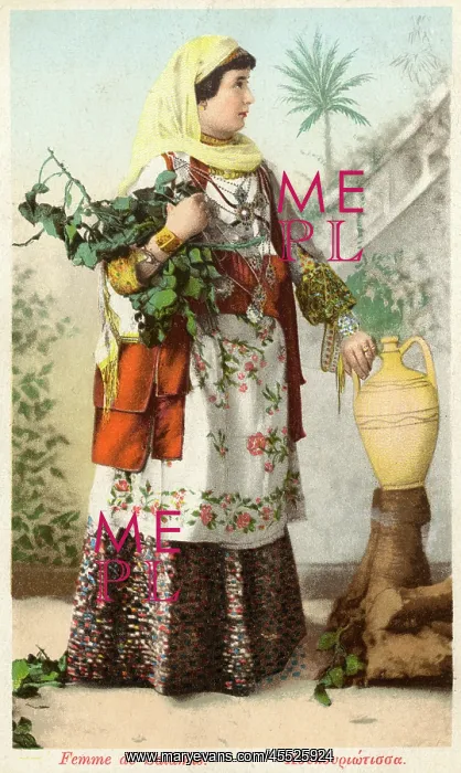 : Lady from Salamis, Greece : Lady from Salamis, Greece