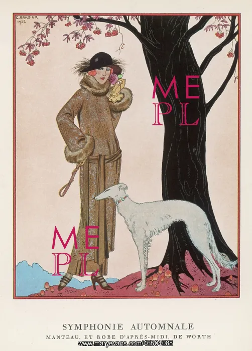 : Lady and Saluki 1922 : Lady and Saluki 1922