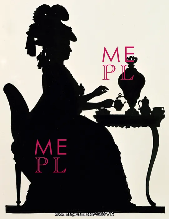 : Lady at a samovar table : Lady at a samovar table