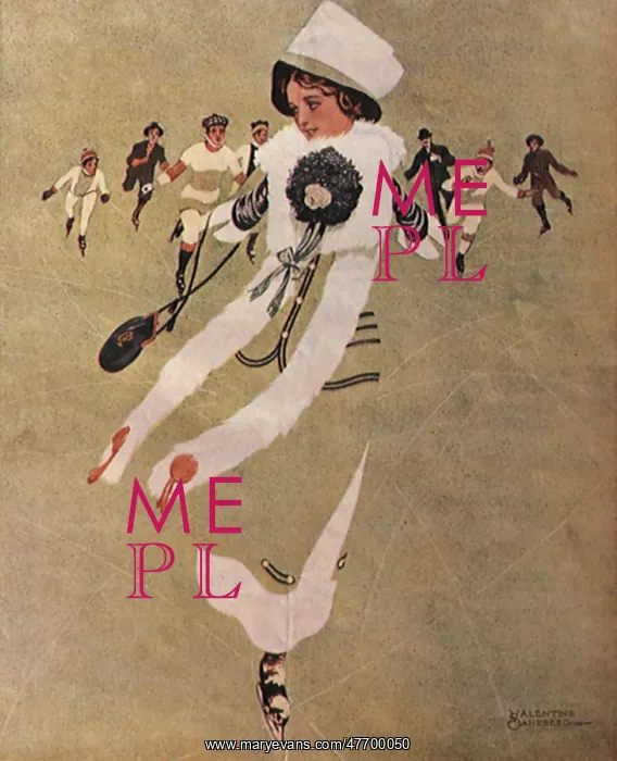  : Lady with Scarf Skating