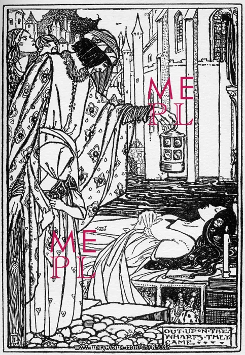 : The Lady of Shallott by Tennyson, illus by Florence Harrison : The Lady of Shallott by Tennyson, illus by Florence Harrison