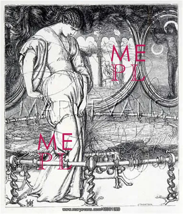 : LADY OF SHALOTT (Holman Hunt) : LADY OF SHALOTT (Holman Hunt)