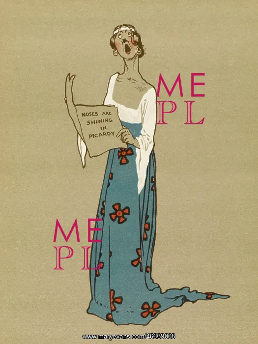 : Lady sings to entertain the troops, WW1 : Lady sings to entertain the troops, WW1