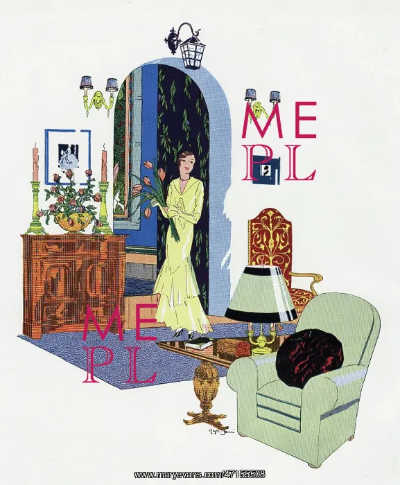 : LADY IN SITTING ROOM : LADY IN SITTING ROOM