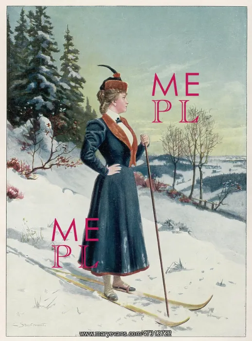  : Lady Skier 1899
