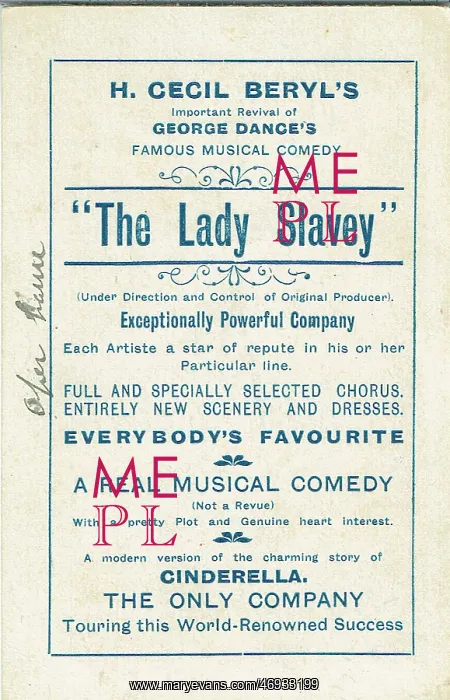 : The Lady Slavey by George Dance : The Lady Slavey by George Dance