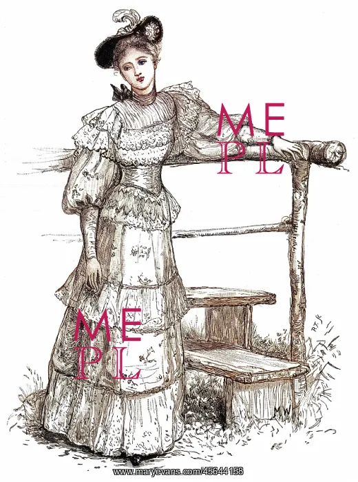 : Lady at Stile : Lady at Stile