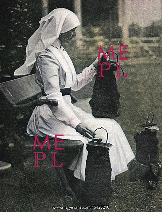 : Lady Stradbroke posed with bombs dropped on Henham Hall, WW1 : Lady Stradbroke posed with bombs dropped on Henham Hall, WW1