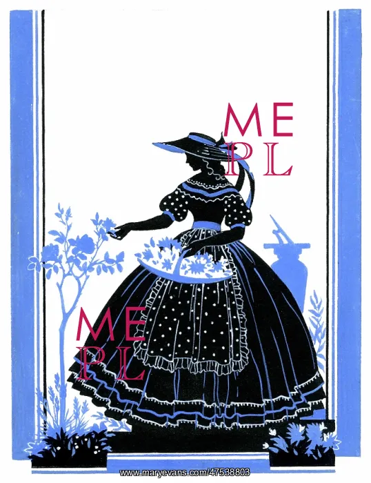 : Lady by a Sundial : Lady by a Sundial