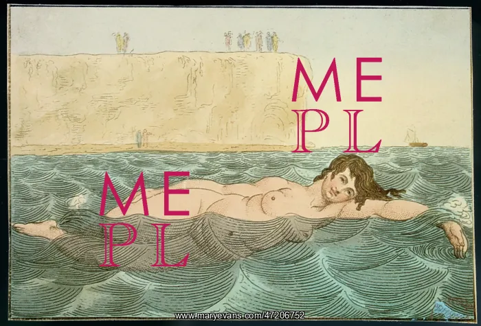 : Lady Swimming - 1820 : Lady Swimming - 1820