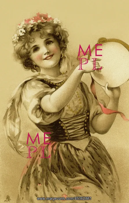 : Lady with a tambourine : Lady with a tambourine