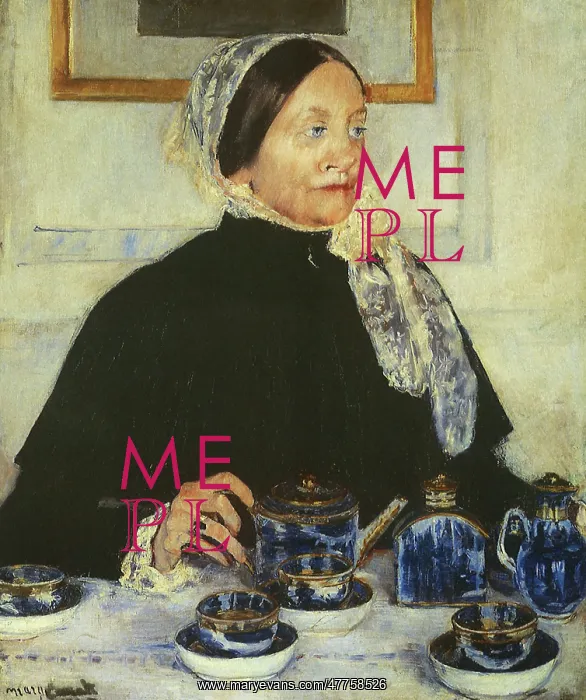  : Lady at the Tea Table, by Cassatt