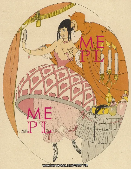 : Lady tempted by a demon on devil : Lady tempted by a demon on devil