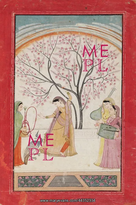 : Lady on terrace grasping tree branch : Lady on terrace grasping tree branch