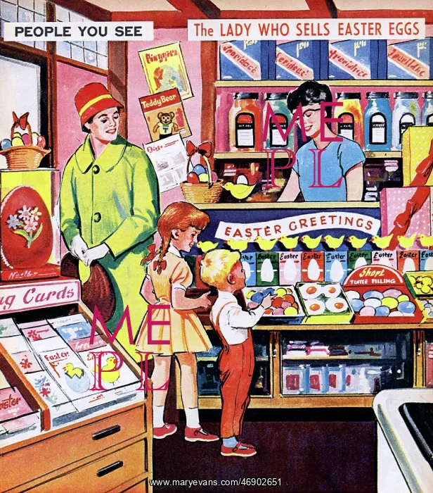: The Lady Who Sells Easter Eggs : The Lady Who Sells Easter Eggs