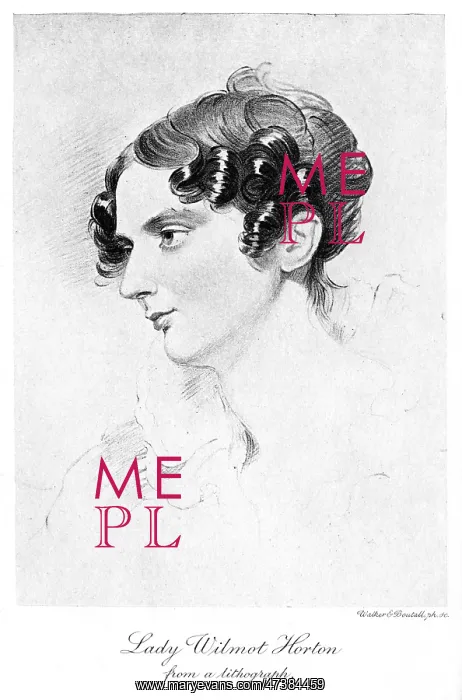 : LADY WILMOT HORTON : LADY WILMOT HORTON