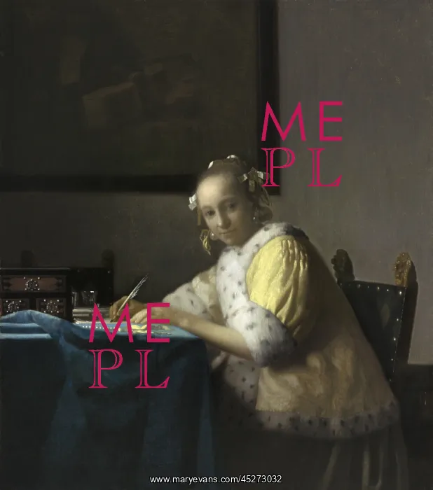 : A Lady Writing : A Lady Writing