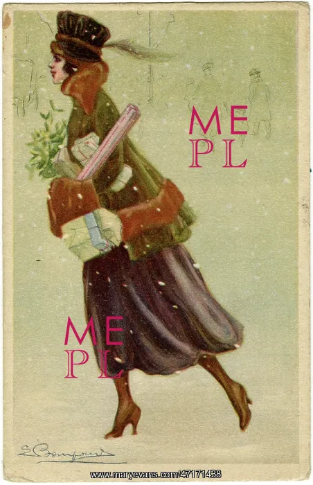  : Lady Xmas Shopping