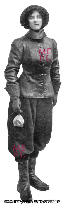 : Lady's Aviation Costume, 1909 : Lady's Aviation Costume, 1909
