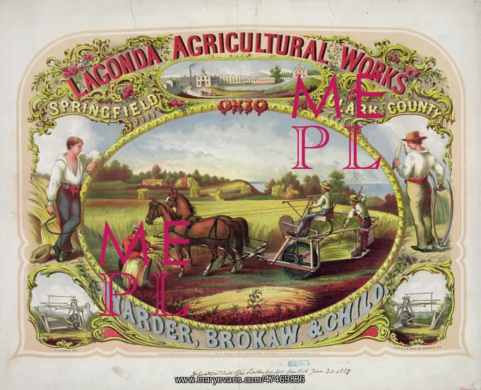 : Lagonda Agricultural Works, Springfield, Clark County, Ohio : Lagonda Agricultural Works, Springfield, Clark County, Ohio