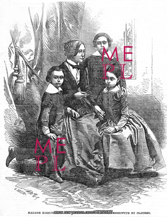 : LAJOS KOSSUTH / FAMILY : LAJOS KOSSUTH / FAMILY