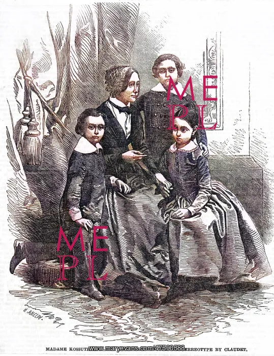 : LAJOS KOSSUTH / FAMILY : LAJOS KOSSUTH / FAMILY