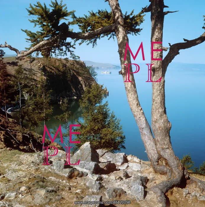 : Lake Baikal scenery, 1973 : Lake Baikal scenery, 1973