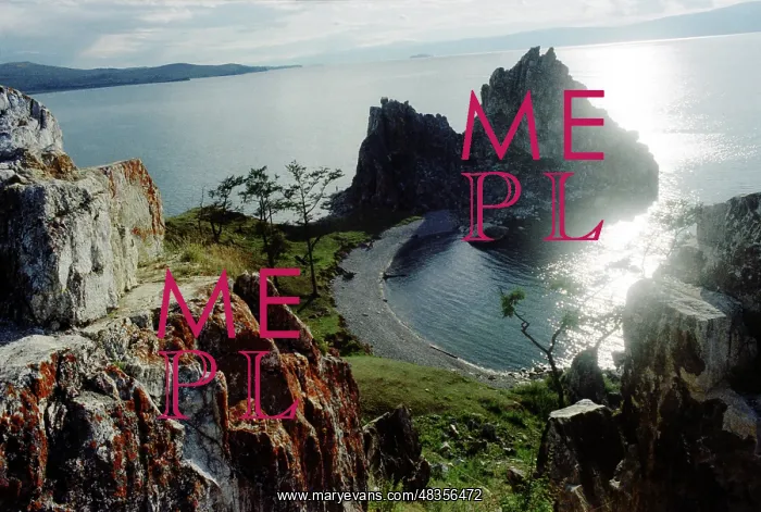 : Lake Baikal scenery, 1990 : Lake Baikal scenery, 1990