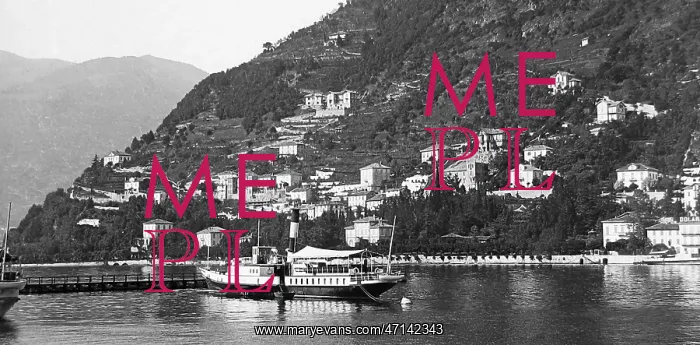  : Lake Como Italy early 1900s