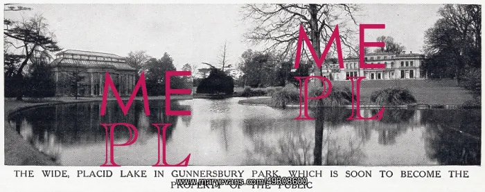 : The Lake in Gunnersbury Park : The Lake in Gunnersbury Park