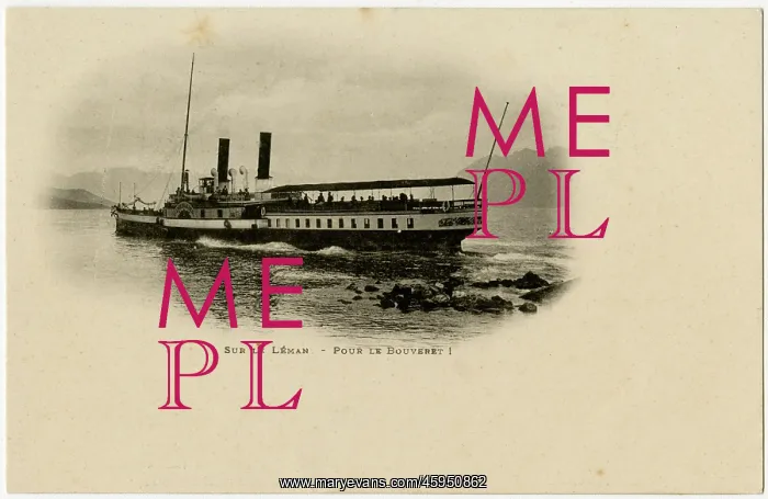 : Lake Leman - The Ferry to Le Bouveret : Lake Leman - The Ferry to Le Bouveret