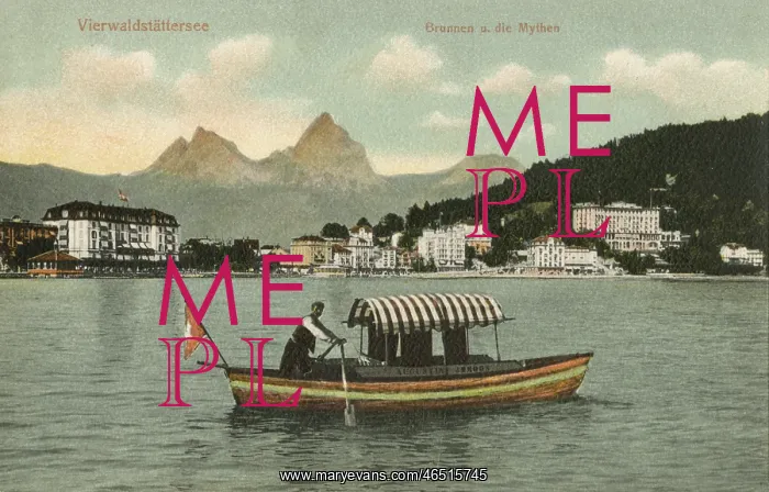 : Lake Lucerne - Rowing Boat : Lake Lucerne - Rowing Boat