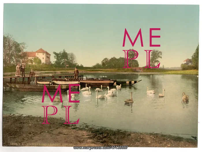 : Lake of Worlitz, Eichenkranz and Gondelplatz, Anhalt, German : Lake of Worlitz, Eichenkranz and Gondelplatz, Anhalt, German