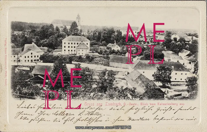 : Lambach (Upper Austria). View from the Calvary : Lambach (Upper Austria). View from the Calvary