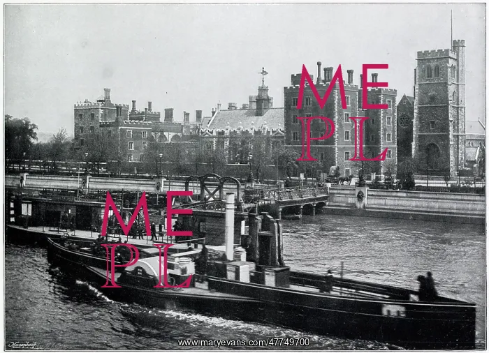 : Lambeth Palace, London 1896 : Lambeth Palace, London 1896
