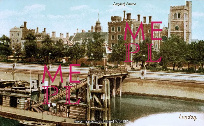  : Lambeth Palace and the River Thames, London