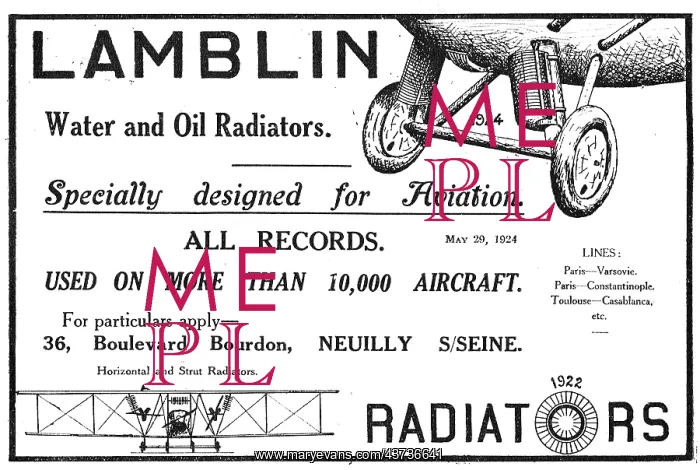 : Lamblin Aircraft Radiators