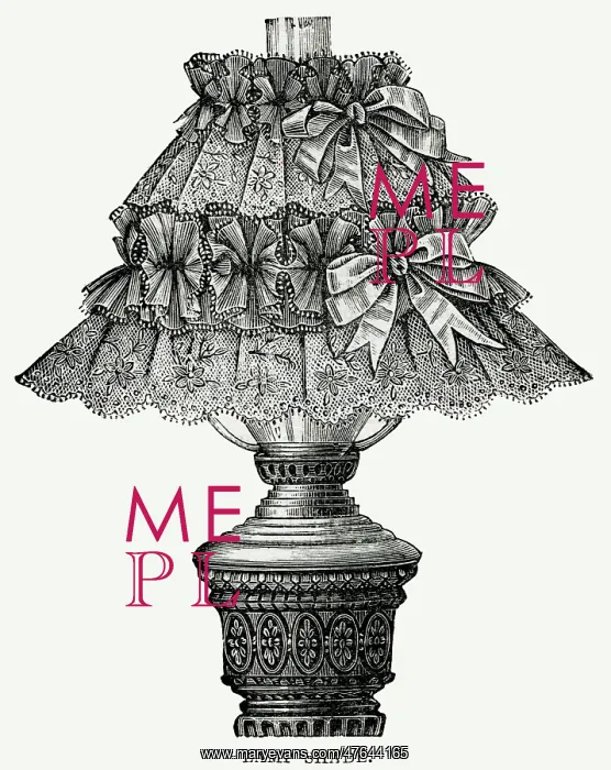 : Lampshade 1887 : Lampshade 1887