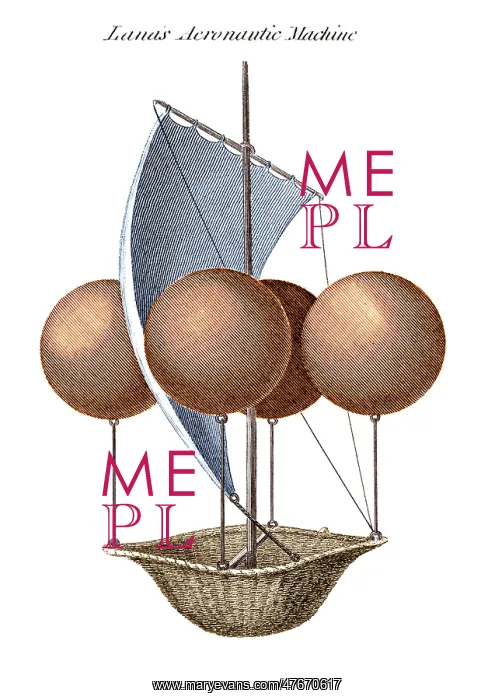 : Lana's Aeronautic Machine, Illustration : Lana's Aeronautic Machine, Illustration