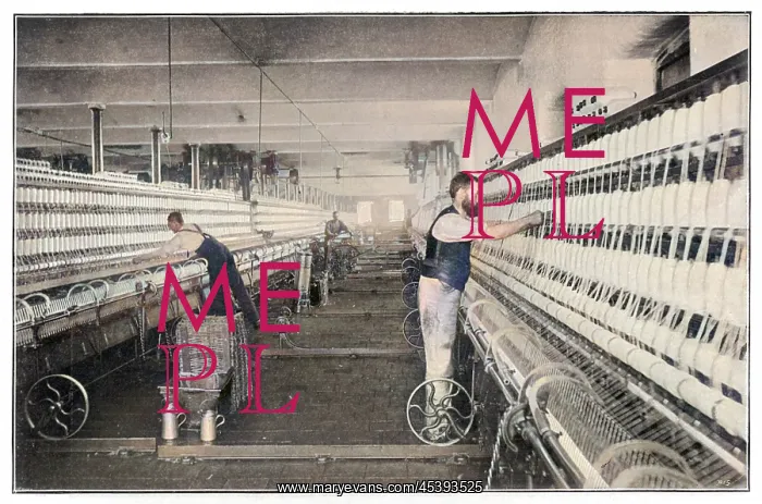 : Lancashire Cotton Mill 1897 : Lancashire Cotton Mill 1897