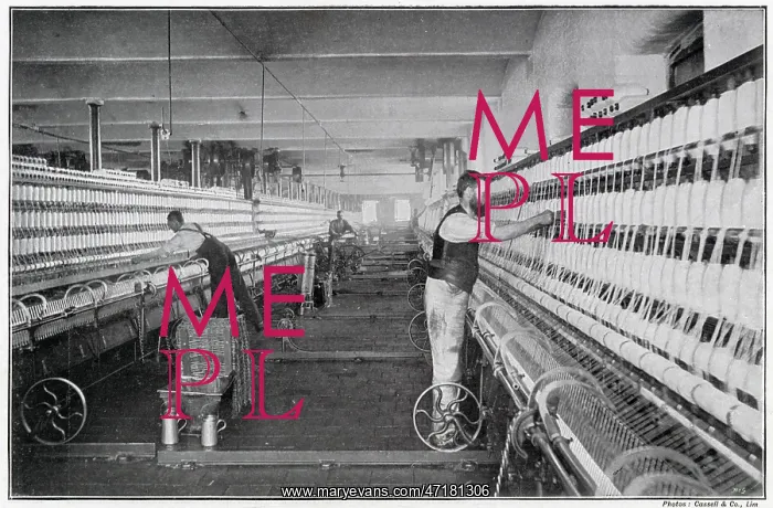 : Lancashire Cotton Mill 1897 : Lancashire Cotton Mill 1897