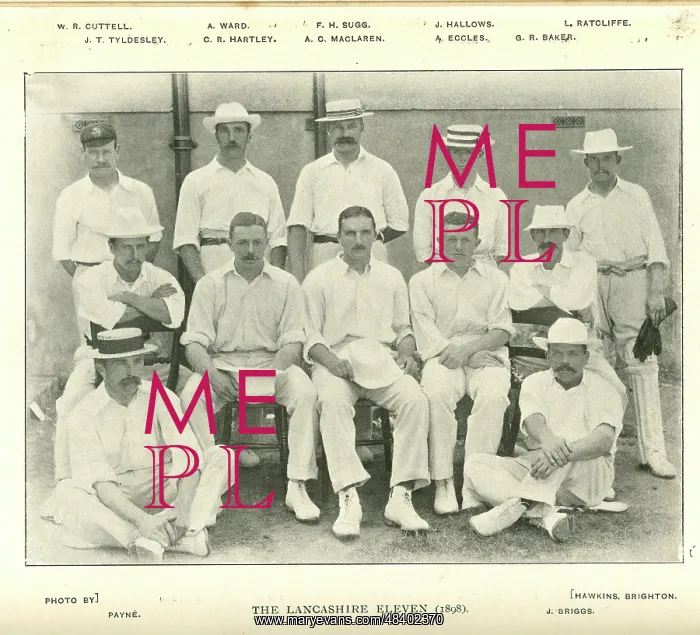  : Lancashire Cricket Team, 1898