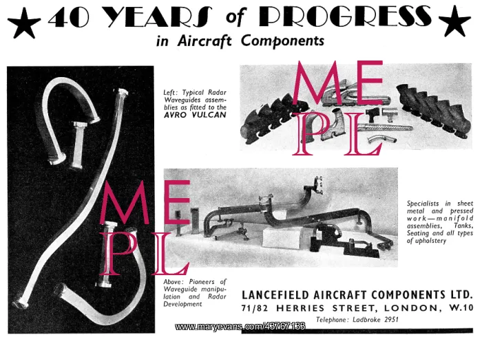 : Lancefield Aircraft Components & Assemblies : Lancefield Aircraft Components & Assemblies