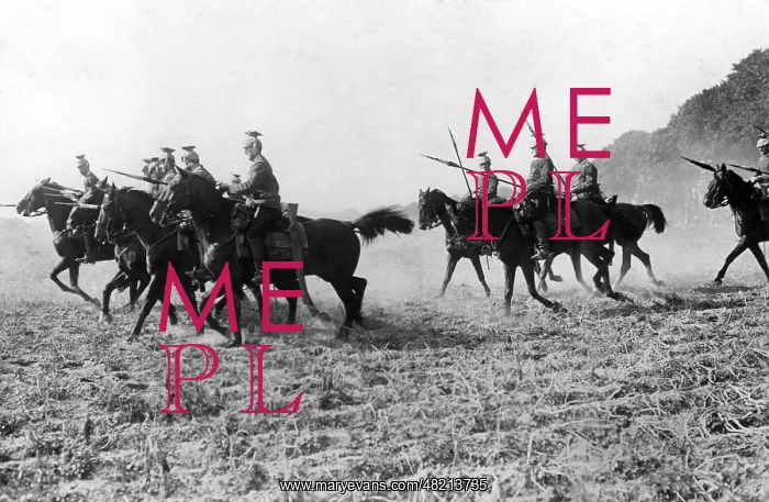 : Lancers advancing, 1915 : Lancers advancing, 1915