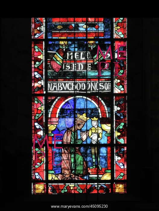 : Lancet window, North Rose window, Chartres cathedral, France : Lancet window, North Rose window, Chartres cathedral, France