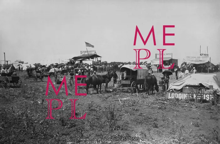 : Land auction in progress at the lumber company : Land auction in progress at the lumber company