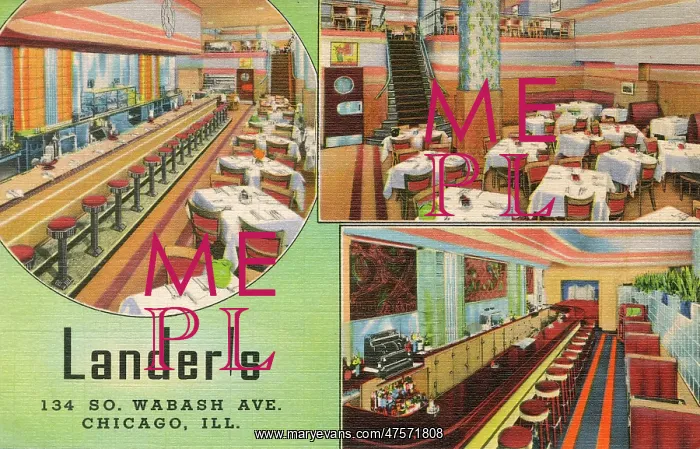 : Lander's restaurant, Wabash Avenue, Chicago : Lander's restaurant, Wabash Avenue, Chicago