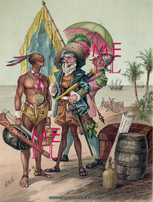 : The landing of Columbus 1492 : The landing of Columbus 1492