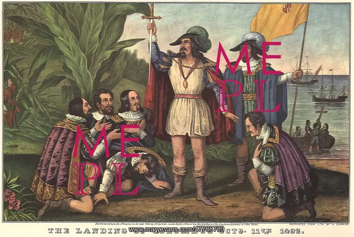 : Landing of Columbus 1846 : Landing of Columbus 1846